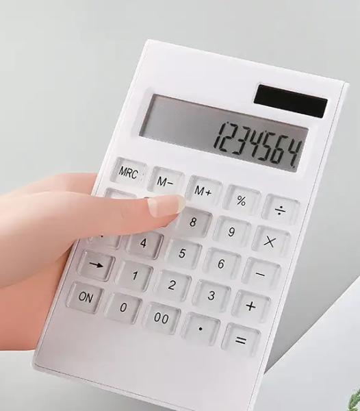 Calculatrice solaire à 12 chiffres, empreinte de calculatrice promotionnelle avec votre logo